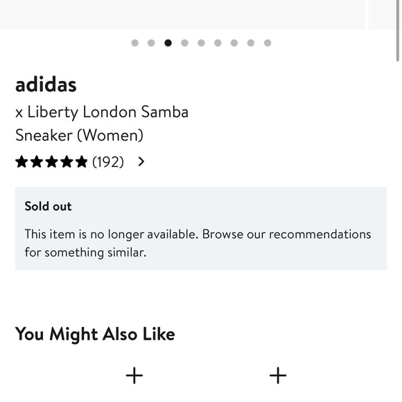 New in Box Adidas Liberty London Sambas - Picture 5 of 5